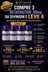 Retatrutide 30mg – Compre 3 Leve 4