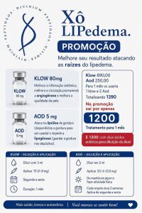 Xô Lipedema – Klow 80mg + AOD 5mg